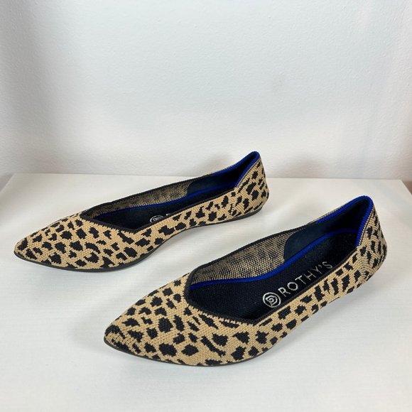 Rothy's The Point (Color: Leopard Print, Size: W8.5) - Picture 7 of 8